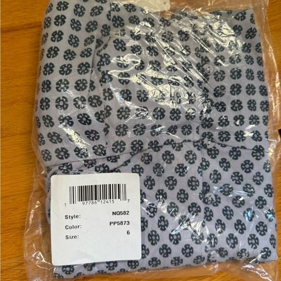 NWT Madewell Cap-Sleeve Button-Front Mini Dress in Geometric Print - Picture 6 of 6